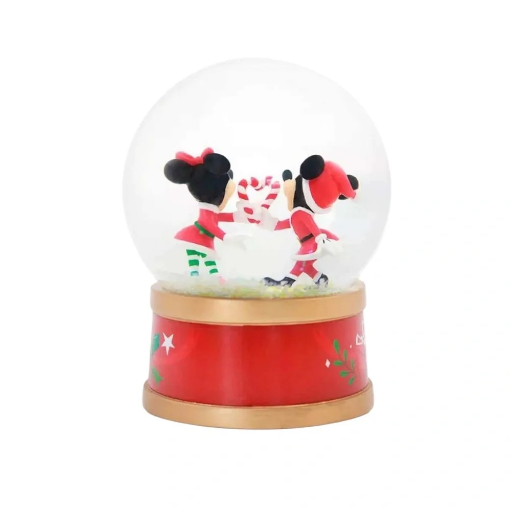 Disney 2020 Holiday Mickey & Minnie Mouse‎ Exclusive Snow Globe NEW